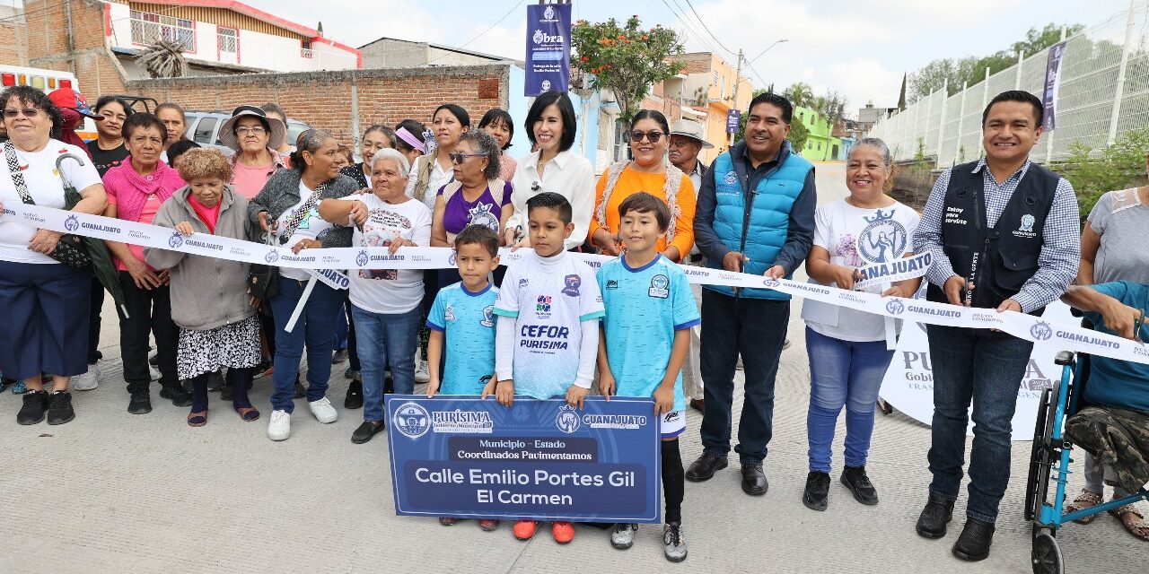 Entregan obras por más de 6 millones de pesos en Purísima del Rincón