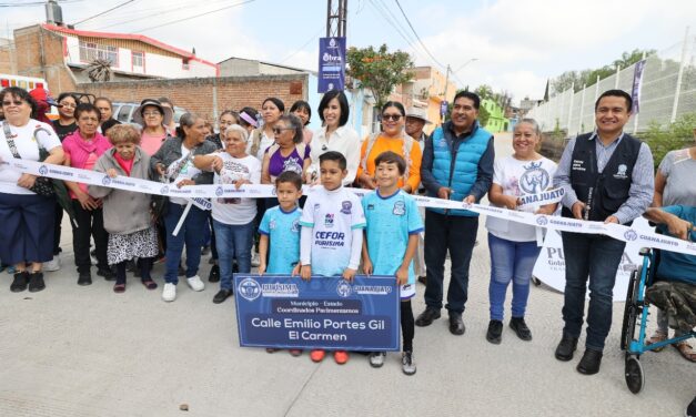 Entregan obras por más de 6 millones de pesos en Purísima del Rincón