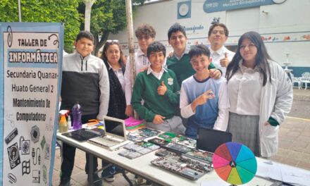 Estudiantes de Secundaria “Quanax-Huato” impulsan compromiso Comunitario