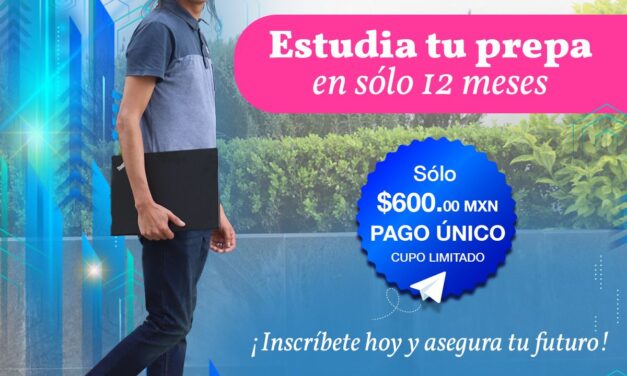 Con Prepa + de la UVEG; terminas tu bachillerato en 12 meses