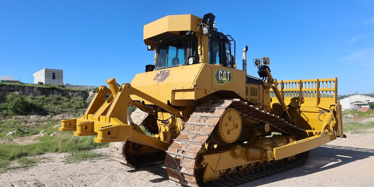 Llega Tractor D6 a relleno sanitario de Purísima del Rincón