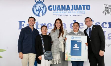 Certeza jurídica para 597 habitantes de Apaseo el Grande