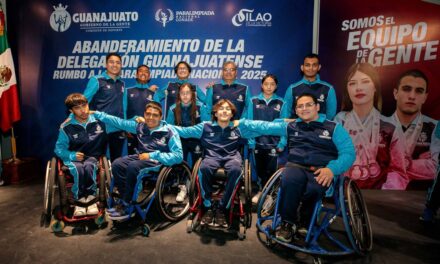 Abandera Gobernadora a Delegación Paradeportiva guanajuatense