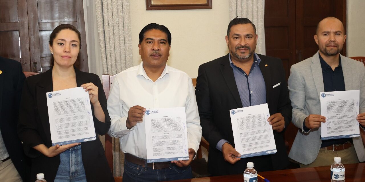 Firman convenio Purísima y CANACOPE