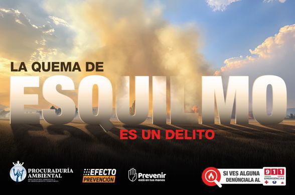 PAOT pide evitar quema de esquilmo