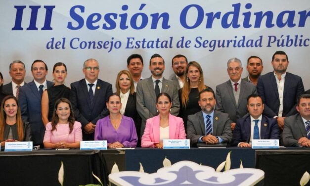 Encabeza Gobernadora Sesión del Consejo Estatal de Seguridad Pública