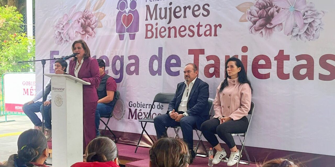 Sigue entrega de tarjetas de la Pensión Mujeres en Guanajuato