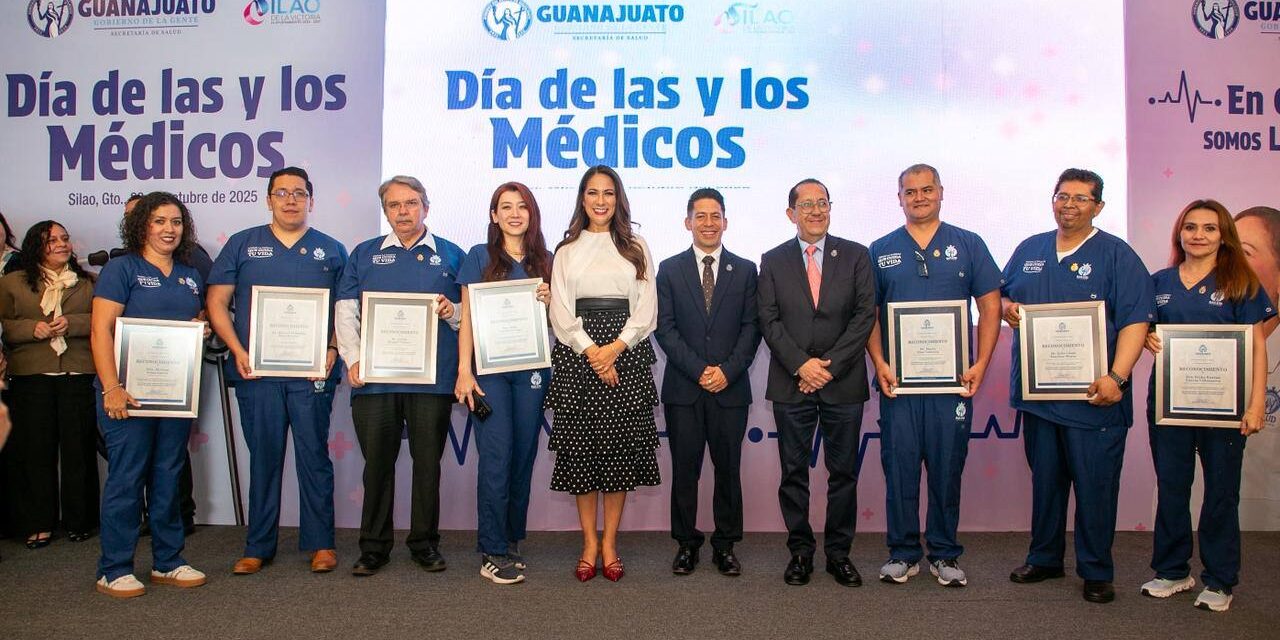Reconoce Gobernadora a las y los médicos de Guanajuato