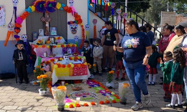 Fomentan tradiciones del Día de Muertos en Purísima