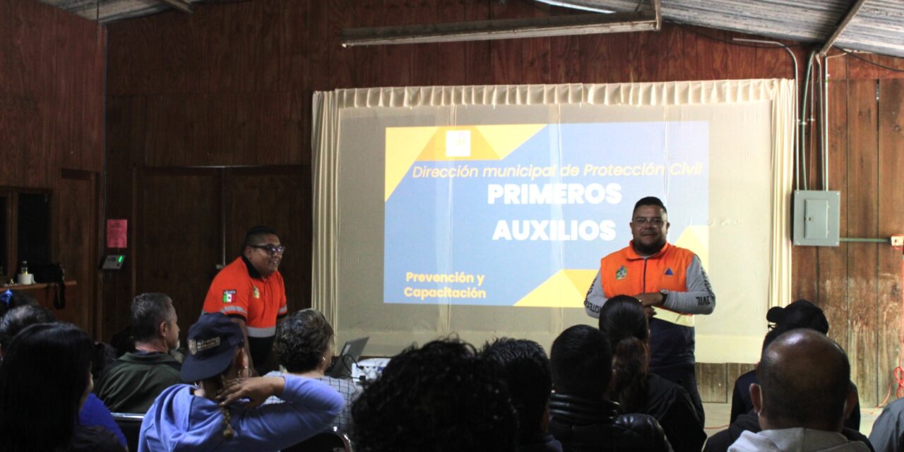 Protección Civil SFR capacita en emergencias a dependencias