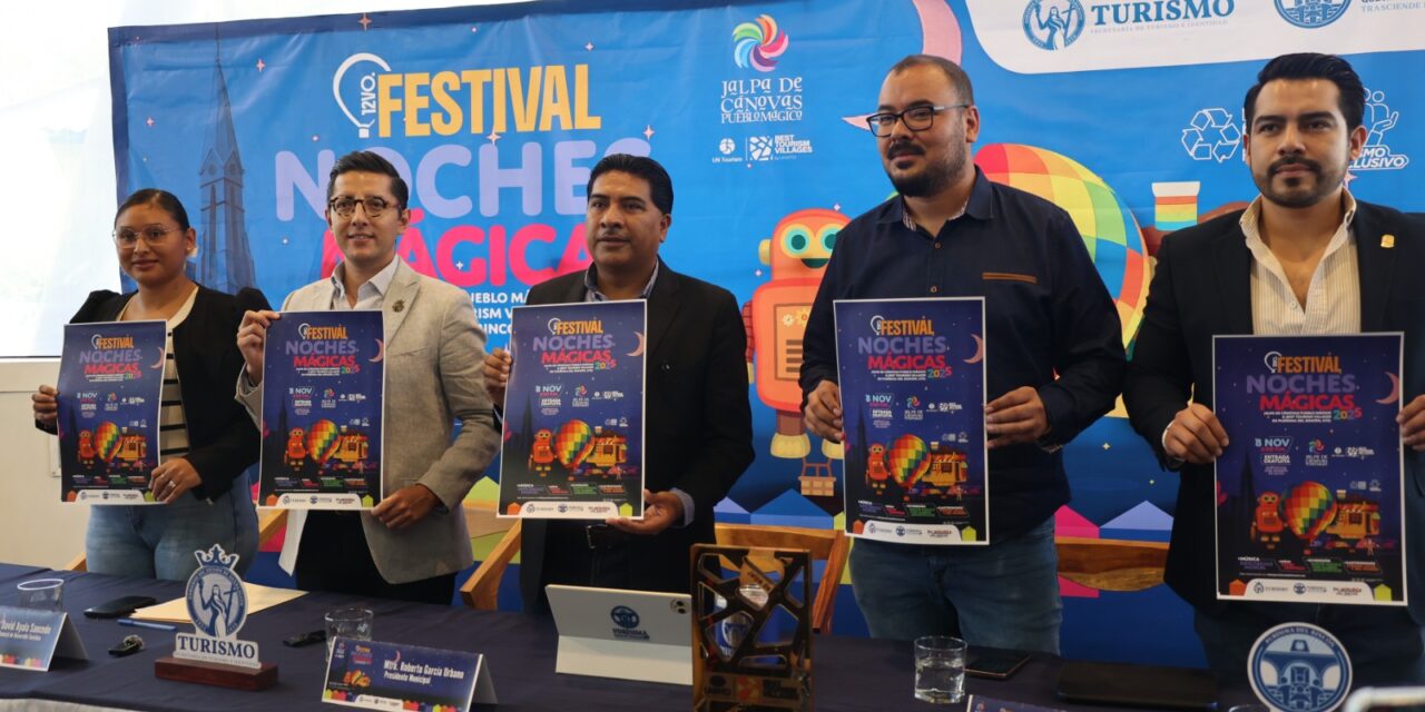 Listos para el Festival de Noches Mágicas en Jalpa de Cánovas