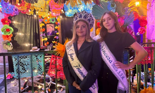 Izumi I, reina de SFR rinde homenaje con altar de muertos