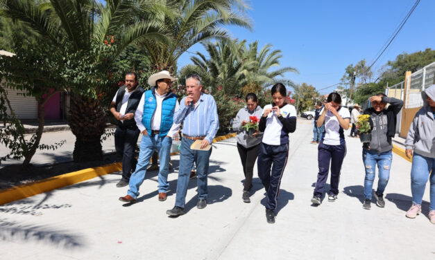 Más obras de pavimentación y servicios en Purísima del Rincón