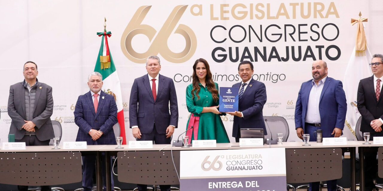 Entrega Gobernadora el Paquete Fiscal 2026 al Congreso del Estado