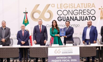 Entrega Gobernadora el Paquete Fiscal 2026 al Congreso del Estado