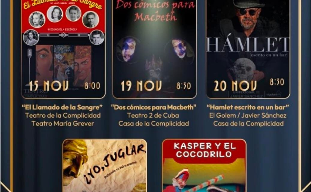 Festival de teatro“Personales Encuentros”, del 15 al 22 de noviembre en León