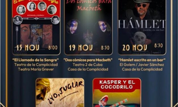 Festival de teatro“Personales Encuentros”, del 15 al 22 de noviembre en León