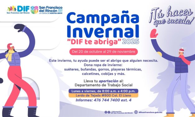 Invitan a participar en “DIF Te Abriga 2025” en SFR