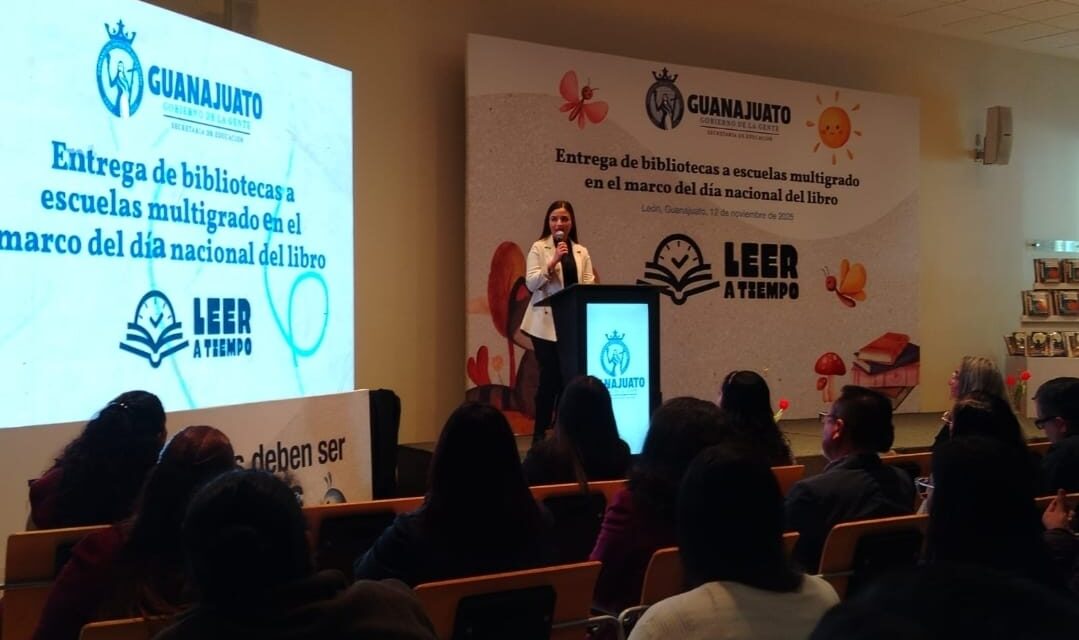 Celebran Día Nacional del Libro en escuelas de Guanajuato