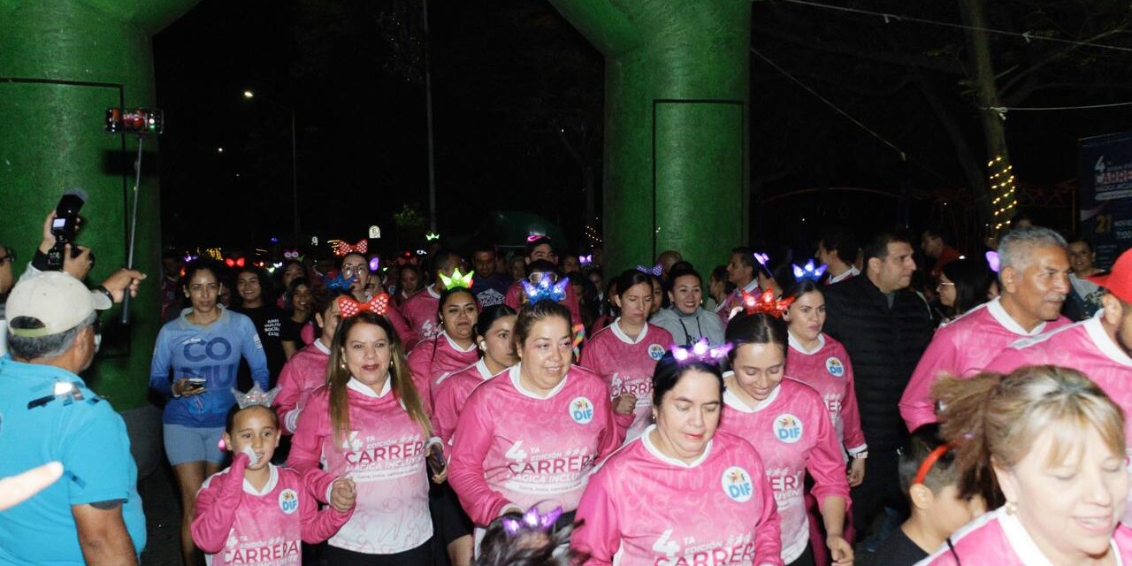 Éxito la 4ª Carrera Mágica Incluyente del DIF SFR