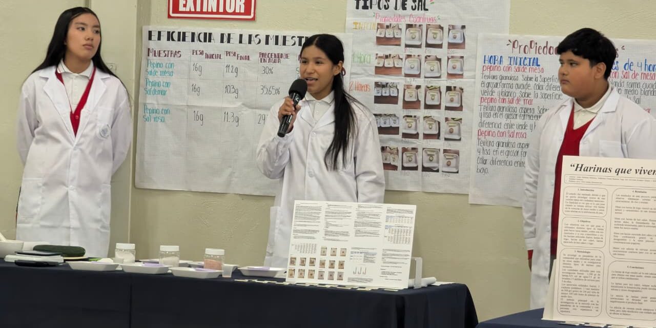 Estudiantes de Guanajuato presentan proyectos científicos