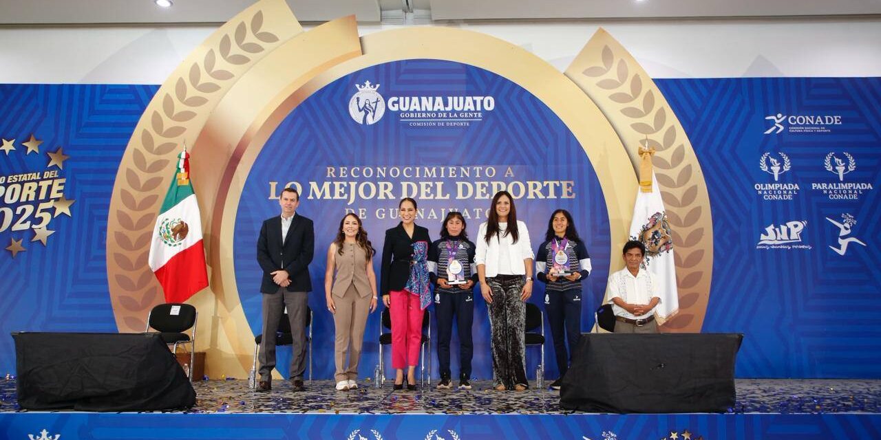 Reconocen a lo mejor del deporte de Guanajuato