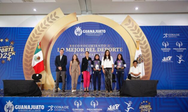 Reconocen a lo mejor del deporte de Guanajuato