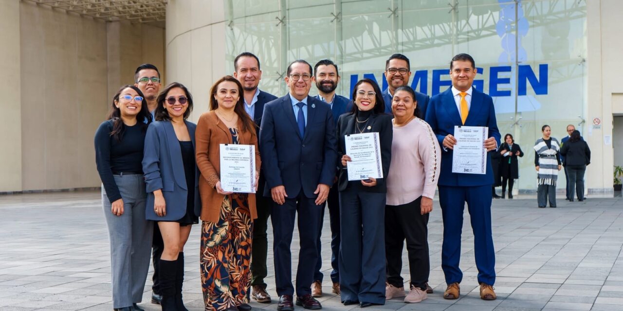 SSG recibe Premio Nacional de Calidad 2025