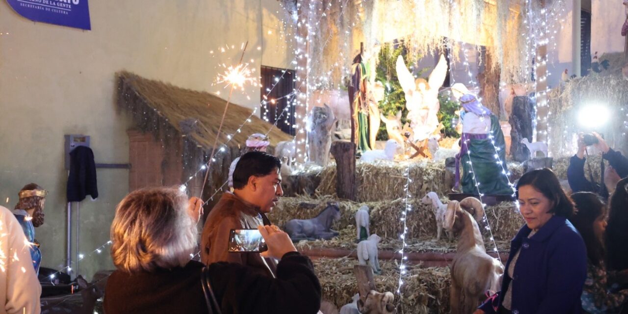 En Purísima ciudadanos arrullan a Niño Jesús