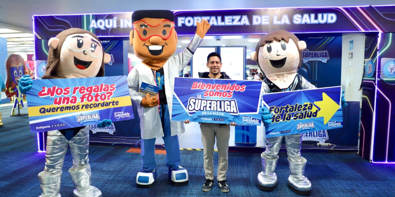 Visita Fortaleza de la Salud en el Pabellón de la Gente de la Feria de León