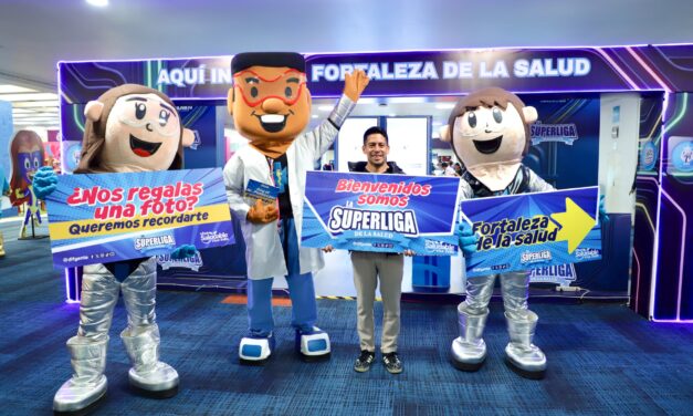 Visita Fortaleza de la Salud en el Pabellón de la Gente de la Feria de León