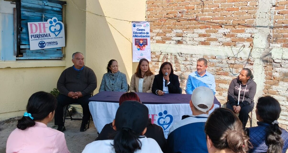 Abren centro educativo de alfabetización en Purísima