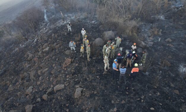 Controlan incendio en Área Natural Protegida en Purísima del Rincón