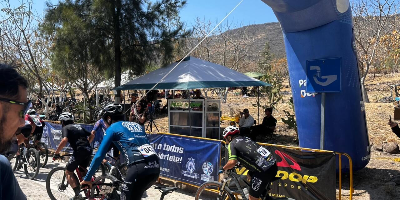 En Purísima del Rincón realizan carrera de Ciclismo de montaña