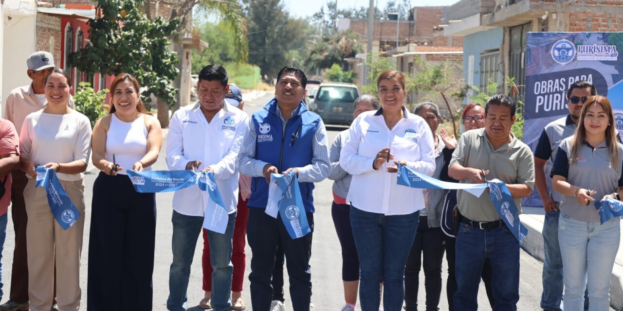 Invierten en nuevos asfaltados para Purísima