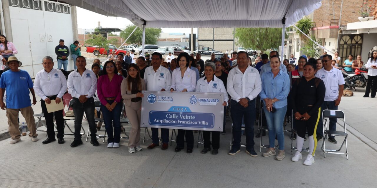 Dos nuevas vialidades en Purísima del Rincón