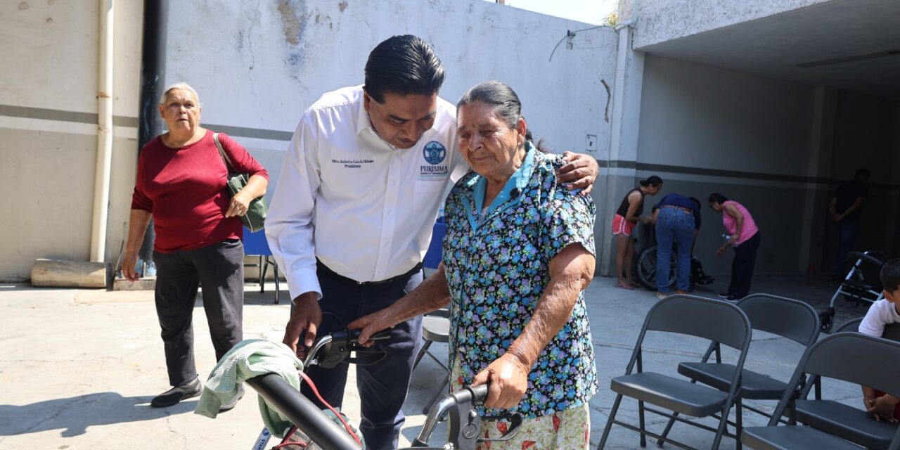 Entregan aparatos ortopédicos en Purísima del Rincón