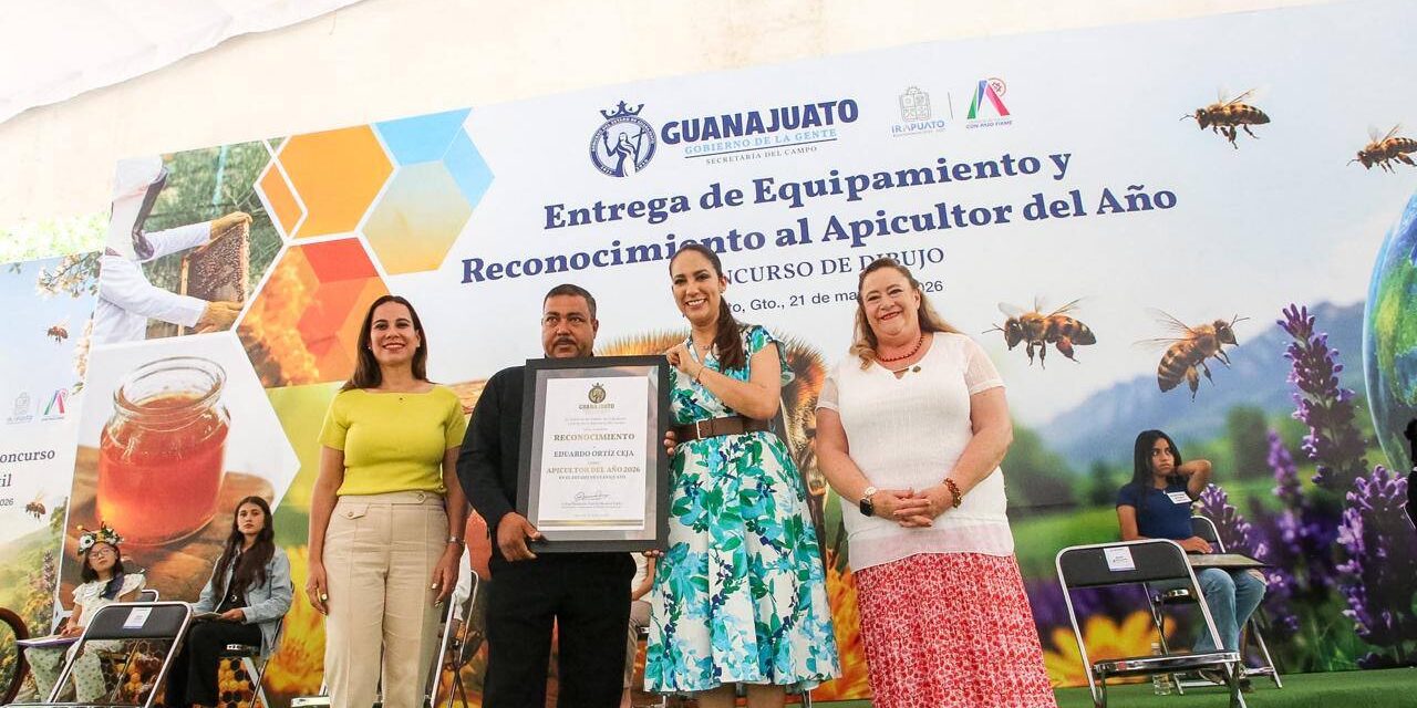 Reconoce Gobernadora labor apícola en Guanajuato