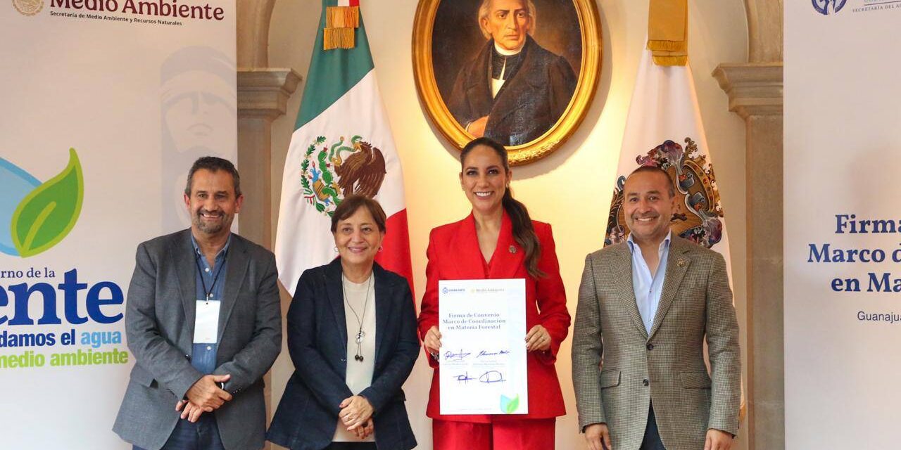 Firman Estado y Federación Convenio de Coordinación en Materia Forestal