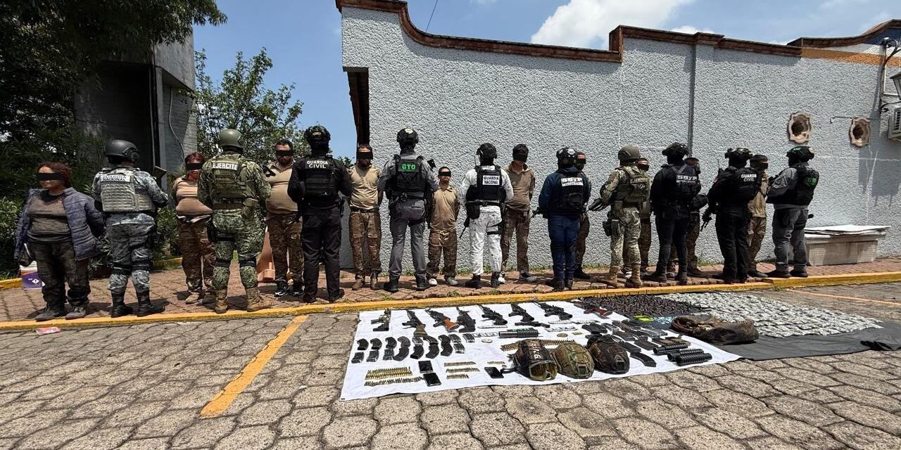 Desmantelan célula delictiva de Guanajuato y Michoacán