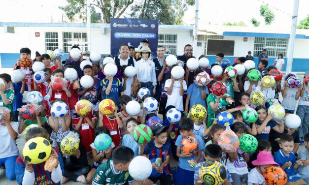 Más de 6 mil balones para el deporte de las infancias y jóvenes de Guanajuato