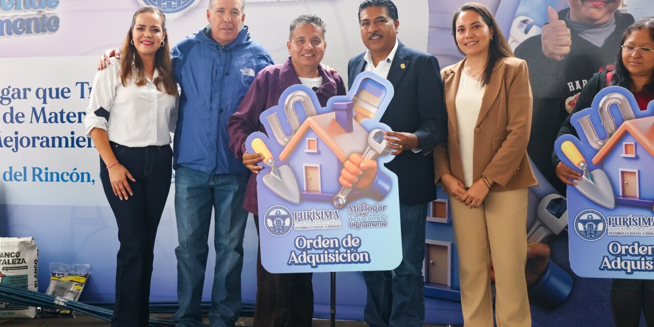 Apoyan a familias purisimenses con programa “Mi Hogar que Trasciende”